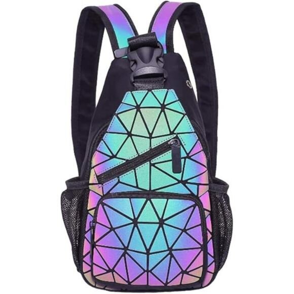 Handbags Womens Geometric Luminous Purse bags Ladies Top Handle Satchel Bags main image 5